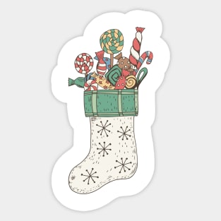 Candy Stocking Sticker